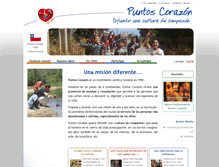 Tablet Screenshot of chile.puntoscorazon.org